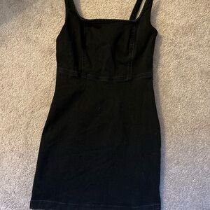 Black Denim Dress